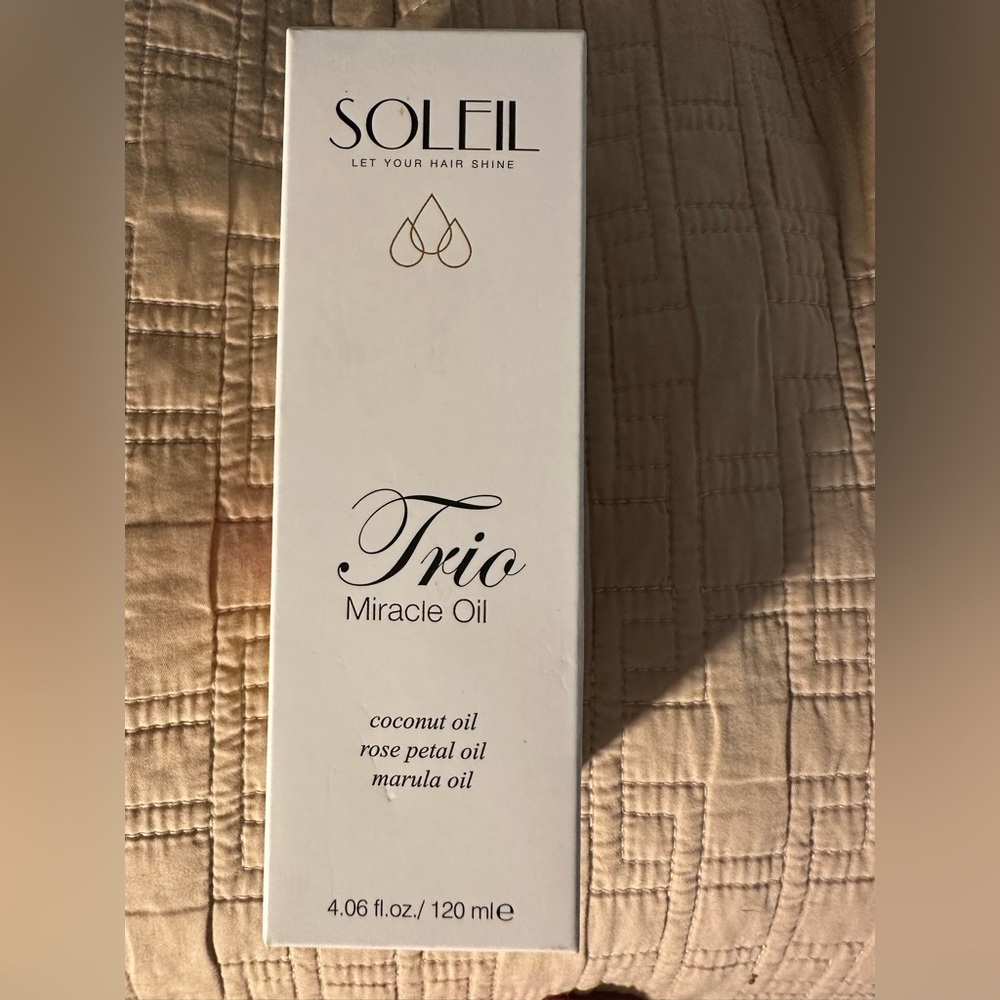 Soleil Trio Miracle Oil New in box - Picture 4 of 5